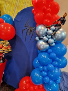 στολισμός πάρτυ με θέμα spiderman
