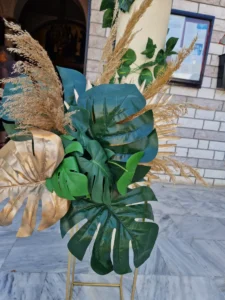 στολισμός βάπτισης για αγόρι με θεμα ζωάκια της ζούγκλας