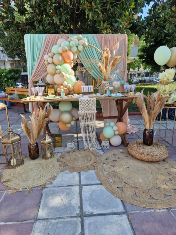 στολισμός βάπτισης Χριστόφορος & Δάφνη