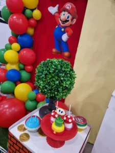 στολισμός γενεθλίων supermario