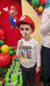 στολισμός γενεθλίων supermario