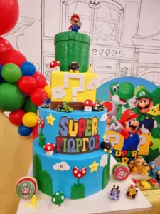 στολισμός γενεθλίων supermario