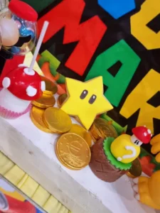 στολισμός γενεθλίων supermario