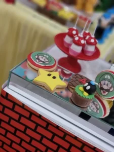 στολισμός γενεθλίων supermario