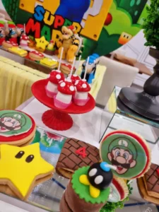 στολισμός γενεθλίων supermario