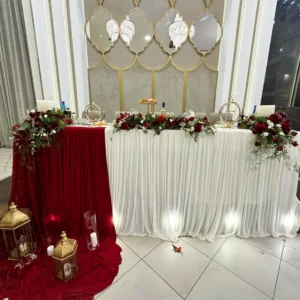 στολισμός γάμου μπορντό