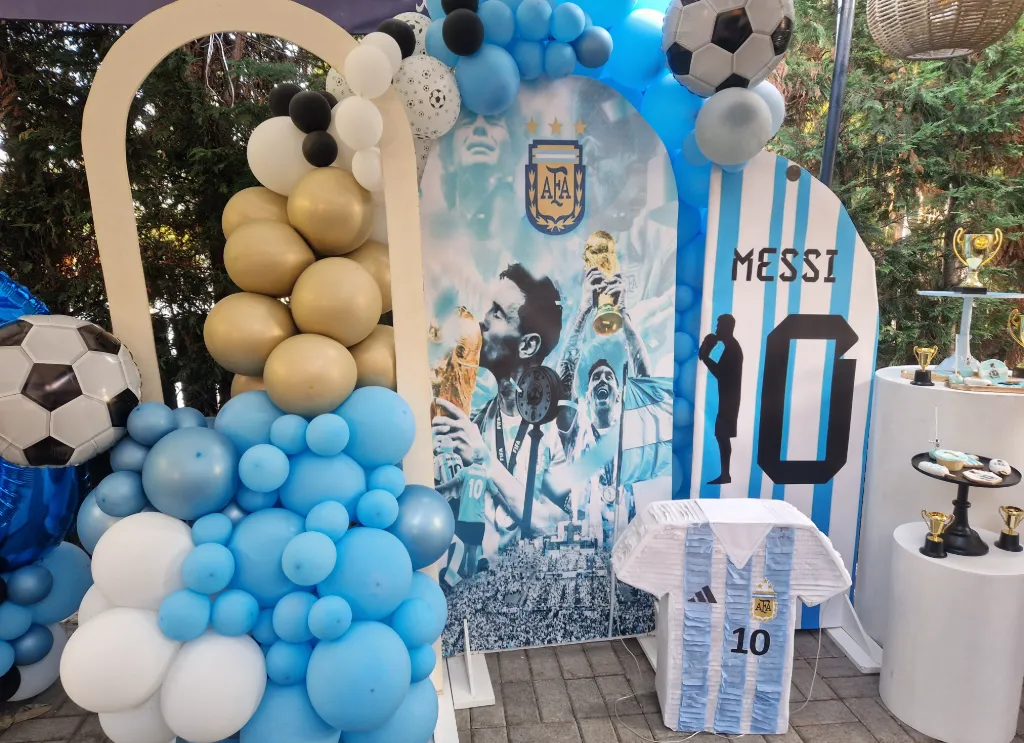 Στολισμός γενεθλίων messi