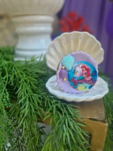 στολισμός βάπτισης με θέμα την ariel γοργόνα