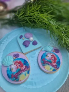 στολισμός βάπτισης με θέμα την ariel γοργόνα