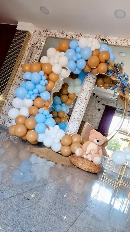 στολισμός βάφτισης αρκουδάκι