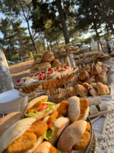 στολισμός βάπτισης boho