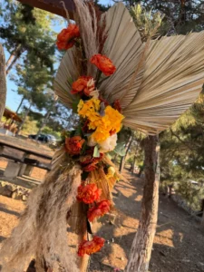 στολισμός βάπτισης boho