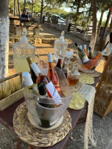 στολισμός βάπτισης boho