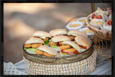 στολισμός βάπτισης boho