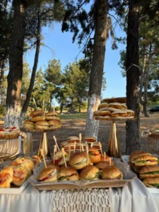 στολισμός βάπτισης boho