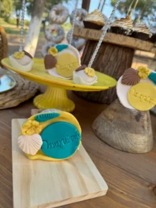 στολισμός βάπτισης boho