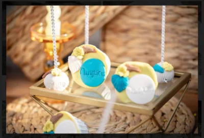 στολισμός βάπτισης boho