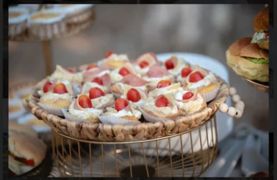 στολισμός βάπτισης boho