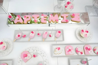 στολισμός βάπτισης ελαφάκι