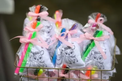 στολισμός βάπτισης με θέμα το ελαφάκι