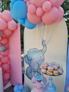 στολισμός βάπτισης για δίδυμα