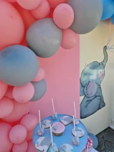 στολισμός βάπτισης για δίδυμα