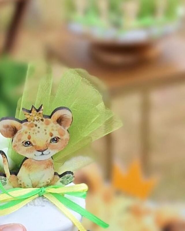 στολισμός βάπτισης λιονταράκι