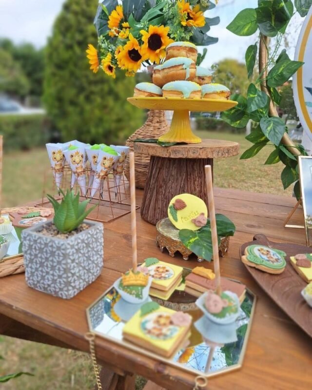 στολισμός βάπτισης λιονταράκι