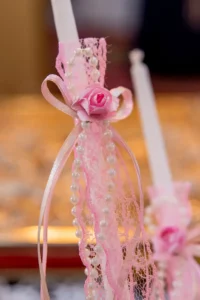 στολισμός βάφτισης με λουλούδια