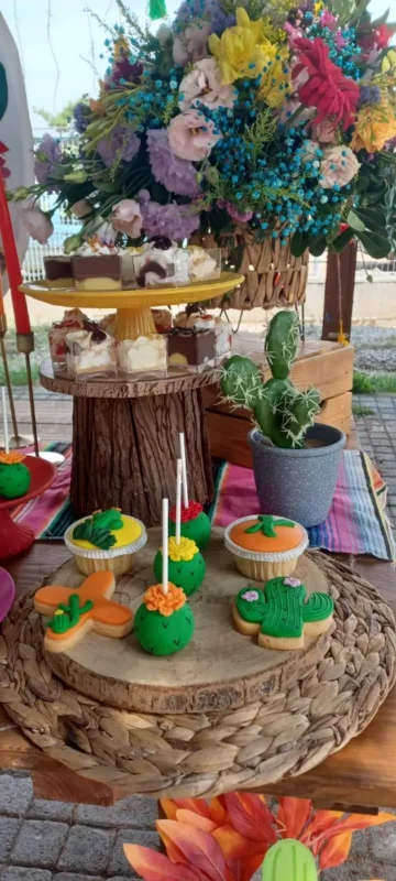 στολισμός βάπτισης για αγόρι με θέμα το Μεξικό