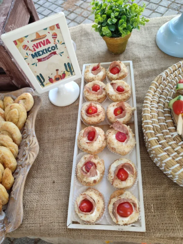 στολισμός βάπτισης για αγόρι με θέμα το Μεξικό