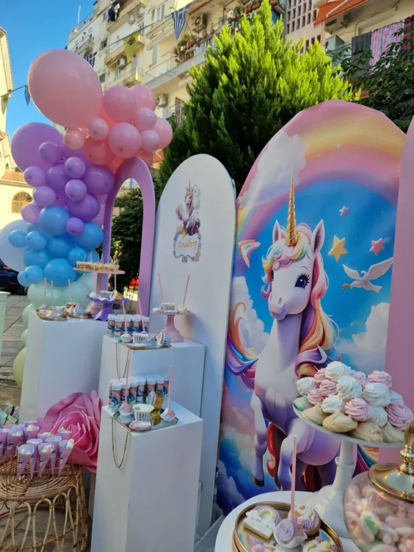 στολισμος βαπτισης μονόκερος