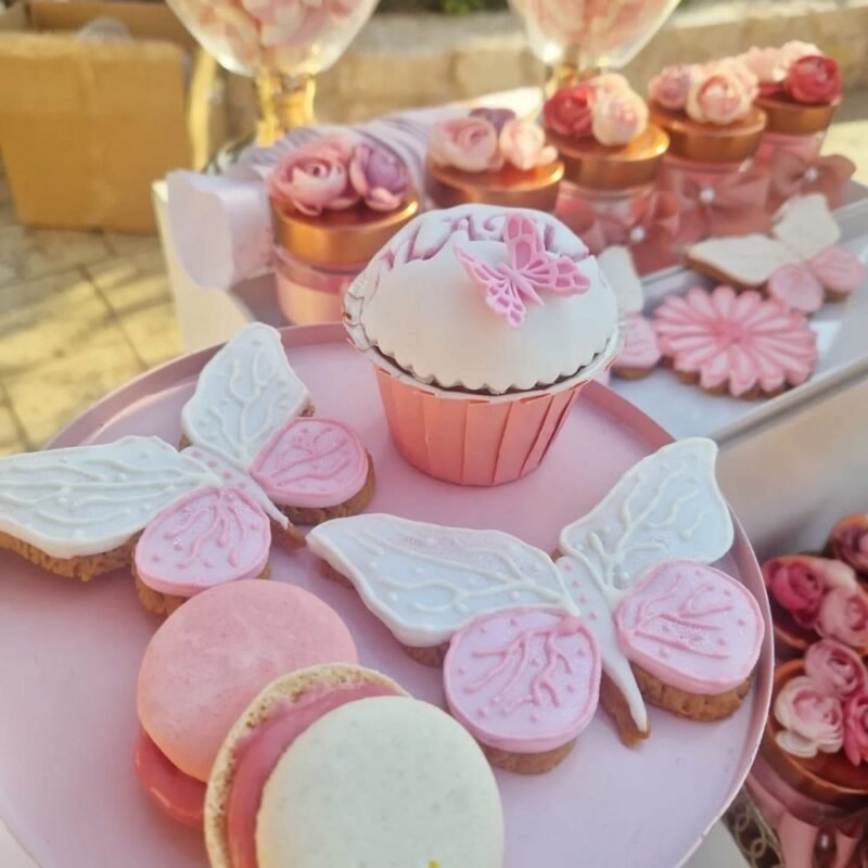 στολισμός βάπτισης πεταλούδα 3