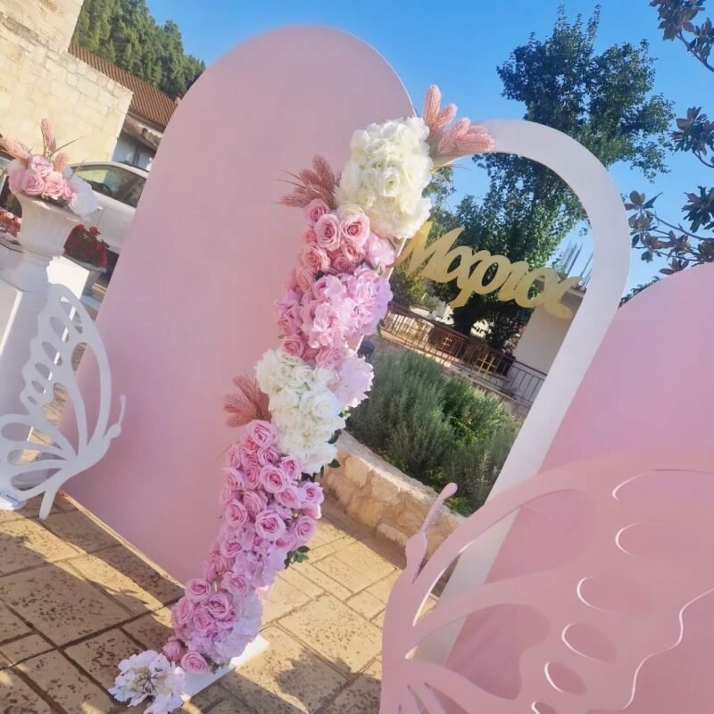 στολισμός βάπτισης πεταλούδα 3