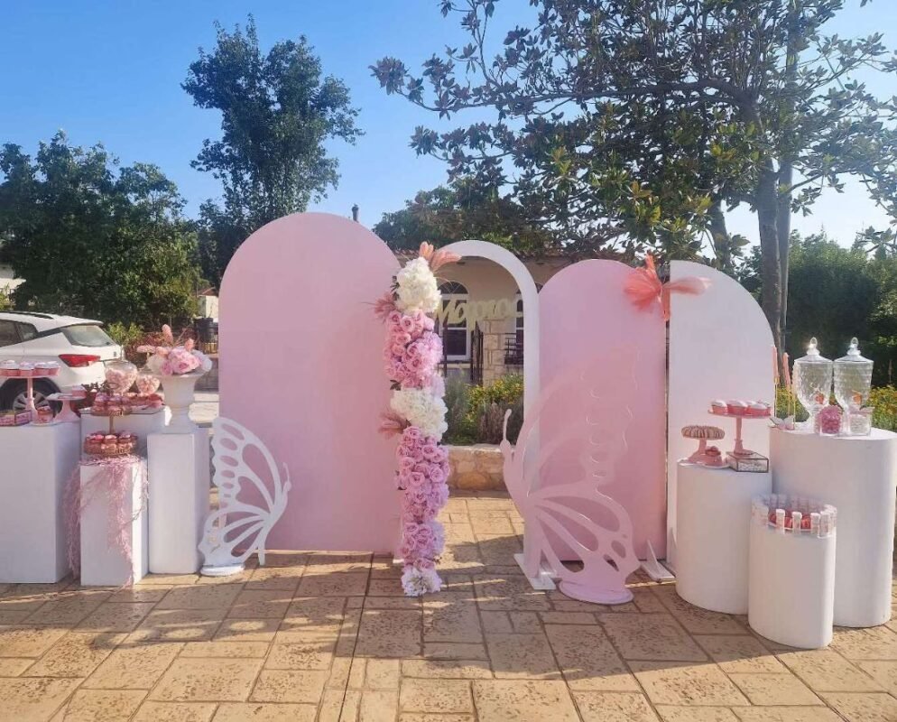 στολισμός βάπτισης πεταλούδα 3