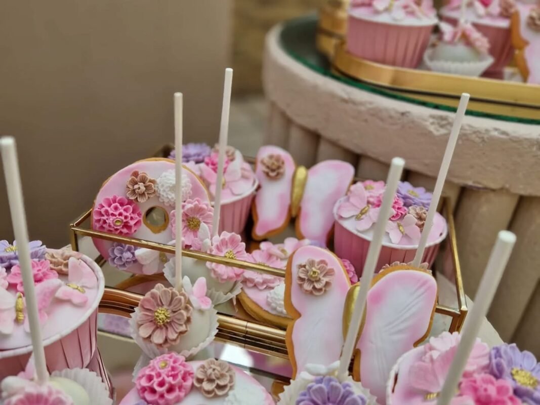 στολισμός βάπτισης πεταλούδα