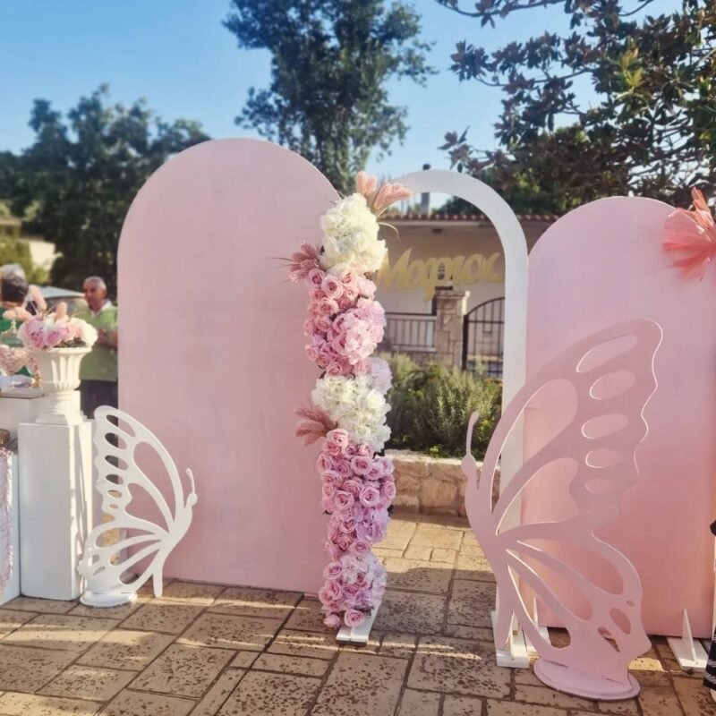 στολισμός βάπτισης πεταλούδα 3