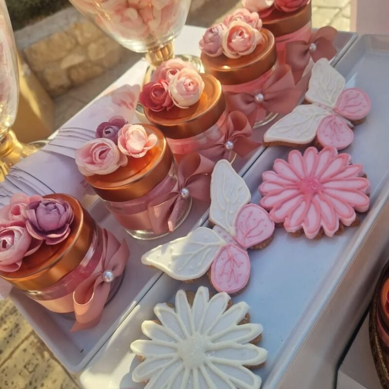 στολισμός βάπτισης πεταλούδα 3