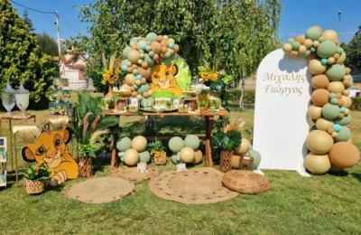 στολισμός βάπτισης σίμπα