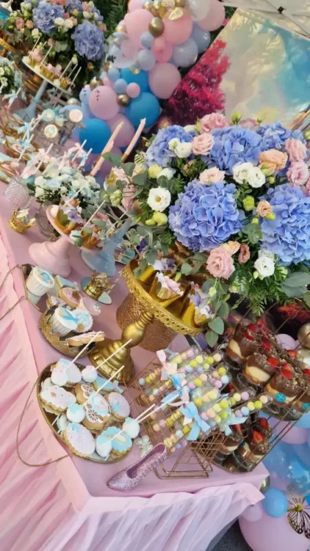 στολισμός βάπτισης σταχτοπούτα