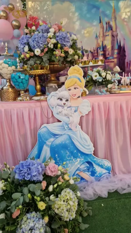 στολισμός βάπτισης σταχτοπούτα