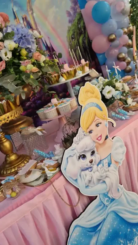 στολισμός βάπτισης σταχτοπούτα