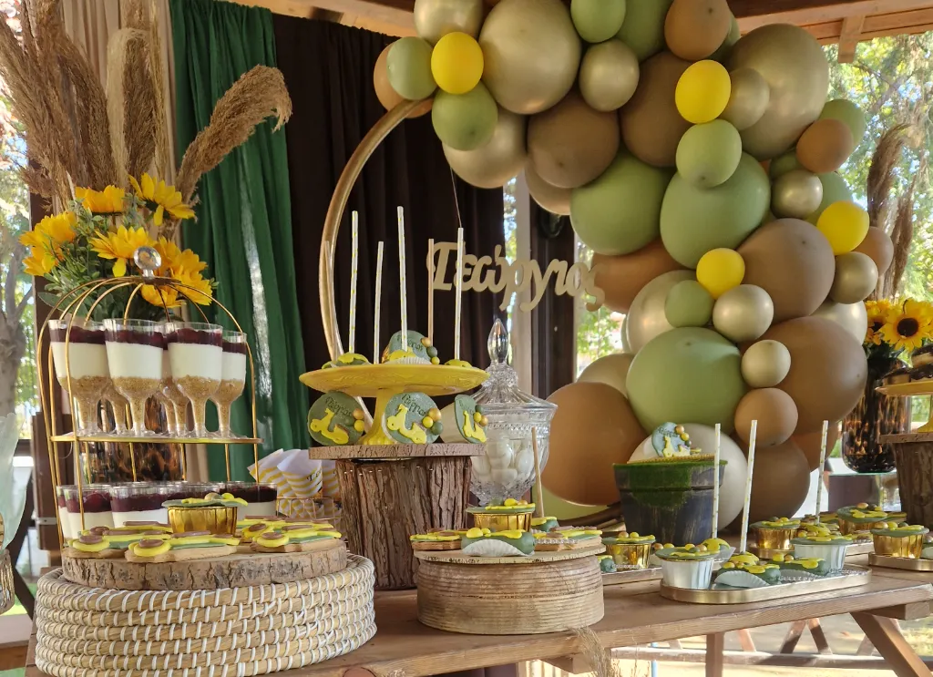 Στολισμό Βάπτισης με Θέμα Βέσπα