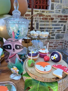 στολισμός βάπτισης ζωάκια του δάσους