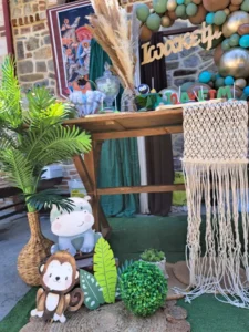 στολισμός βάπτισης ζωάκια του δάσους