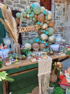 στολισμός βάπτισης ζωάκια του δάσους