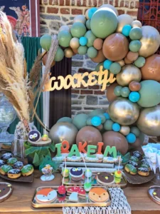 στολισμός βάπτισης ζωάκια του δάσους