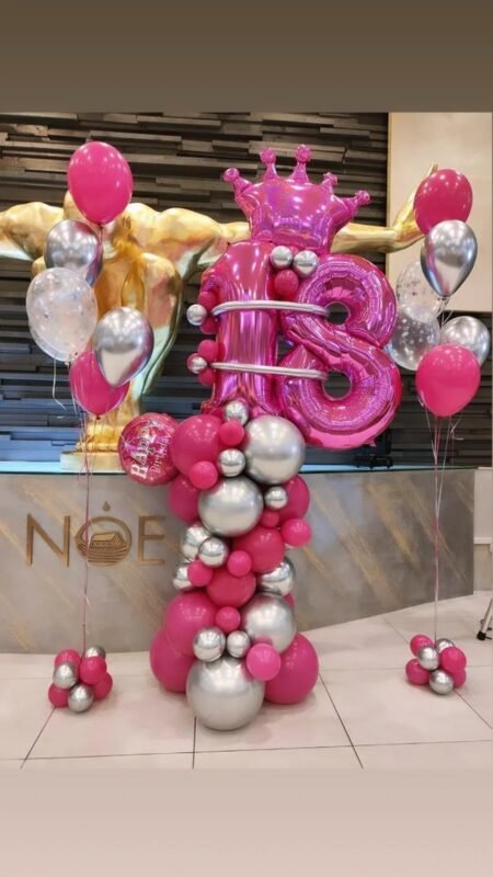 στολισμός γενεθλίων 18 χρονών