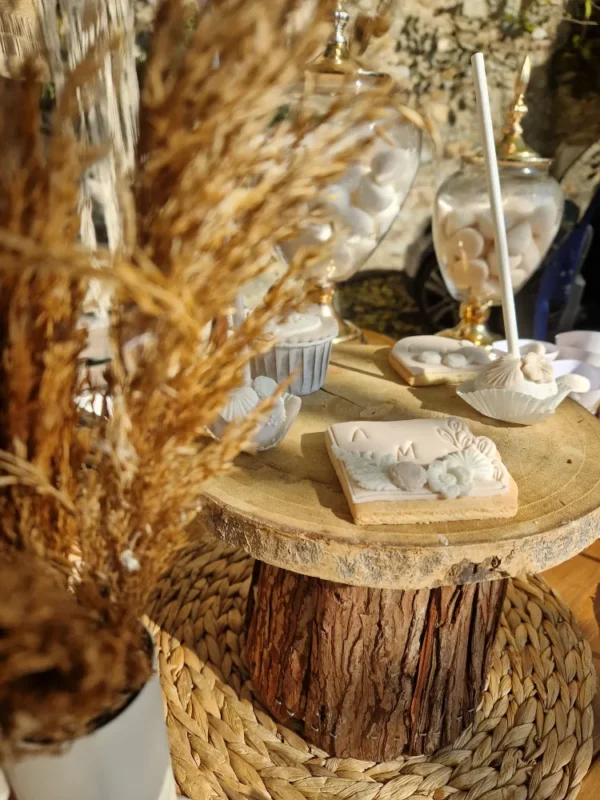 Στολισμός βάπτισης Boho