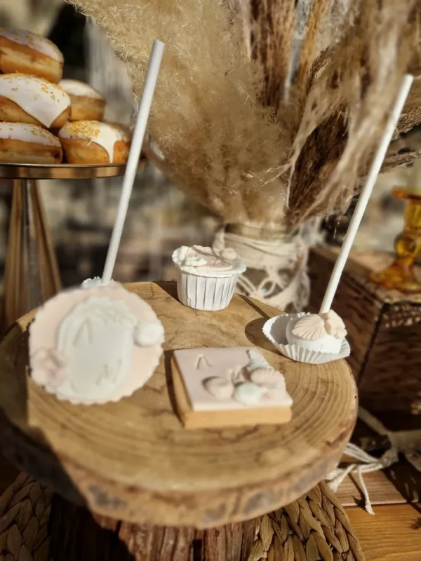 Στολισμός βάπτισης Boho